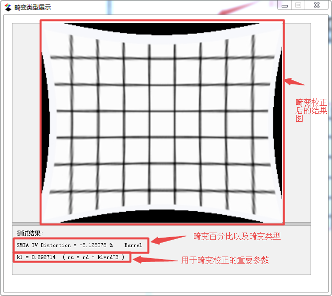 畸變校正結(jié)果展示